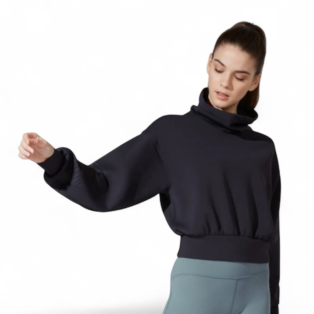 Lululemon Full Flourish Pullover Crop Sweatshirt- Size Small